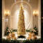 Sapin de Noël pliable et lumineux de 1,5 m, en forme de crayon, avec 50 lumières DEL blanc chaud et base pliable, disponible en 2 couleurs.-637879042