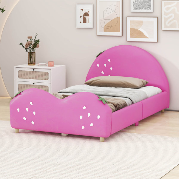 Zoomie Kids Aleyah Upholstered Youth Beds Bed | Wayfair