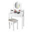 Ensemble coiffeuse et tabouret Edna