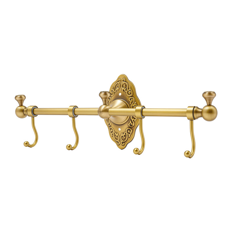 Wall Mounted Towel Rack with Hook