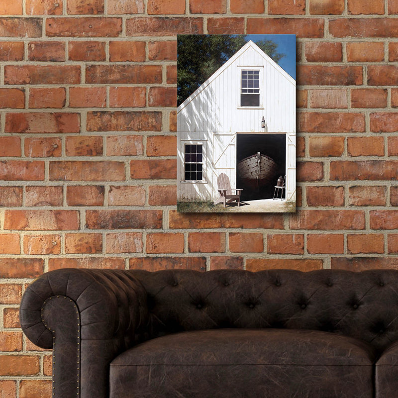 " The Barn " by Zhen-Huan Lu, 24" H x 16" W x 0.2" D