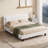 Metal Platform Bed Frame With Adjustable Headboard, No Box Spring Needed, King Size-332685341