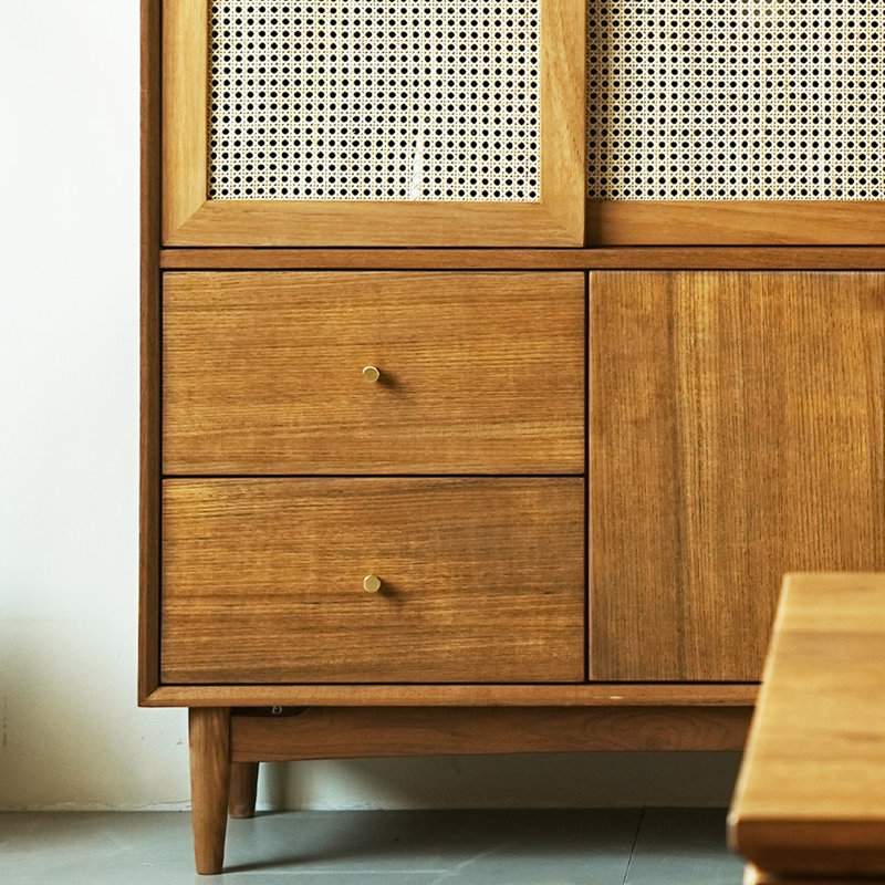 Retro simple and light luxury sideboard