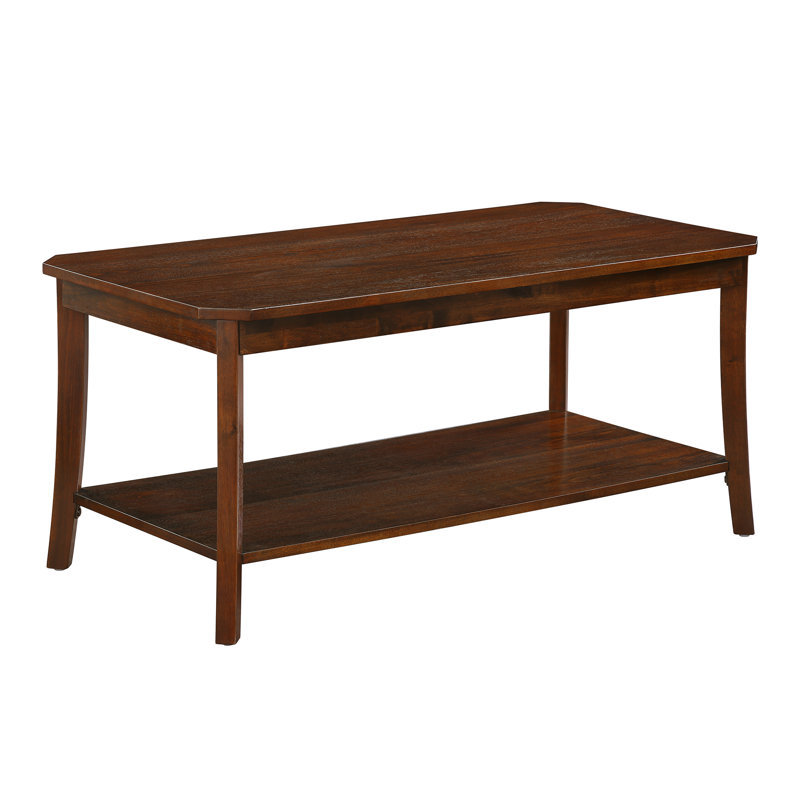 Table basse avec tablette Sonora, Espresso