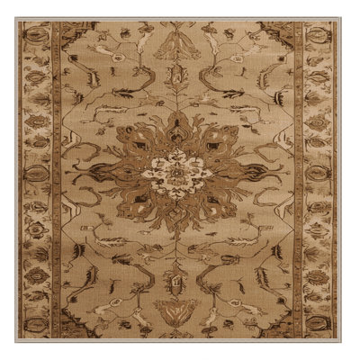 Machine Washable Persian Beige Area Rug