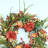 24" Fall Front Door Thanksgiving Day Harvest Pumpkin Wreath