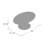 Silver Orchid Fein Oval-Shaped Coffee Table-561674414-561674413-538435049
