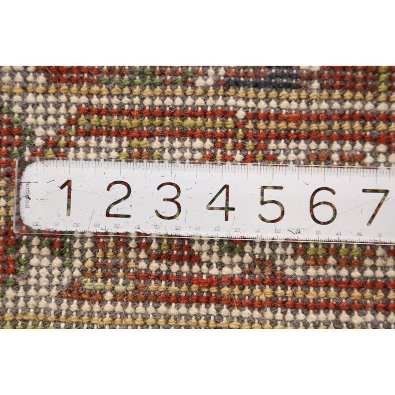 Light Green Traditional Indian Runner Rug 3x8