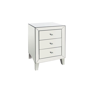 Table de chevet 3 tiroirs Mijke