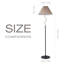 Lampe sur pied 60,6 po Theeran