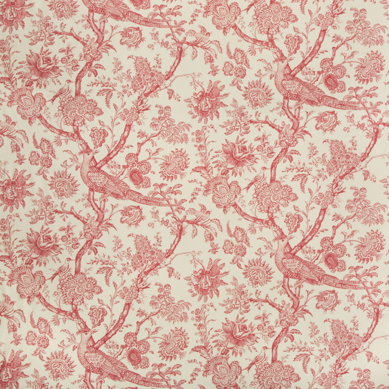 Cevennes 100% Cotton Fabric, Red