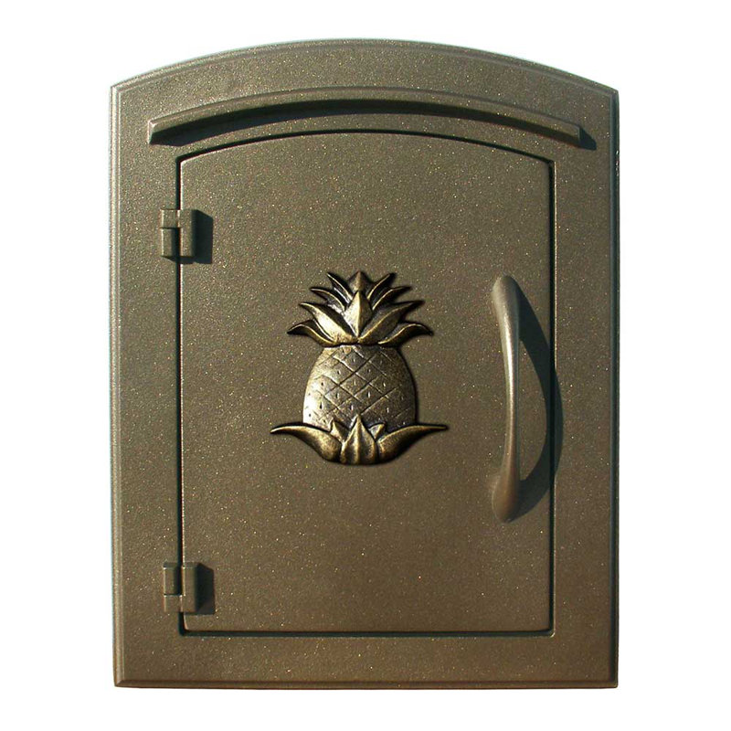 Boîte aux lettres murale verrouillable Manchester, Bronze