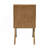 Zoey 7-Piece Light Oak Finish Dining Set with Upholstered Chairs and Rectangular Pedestal Table