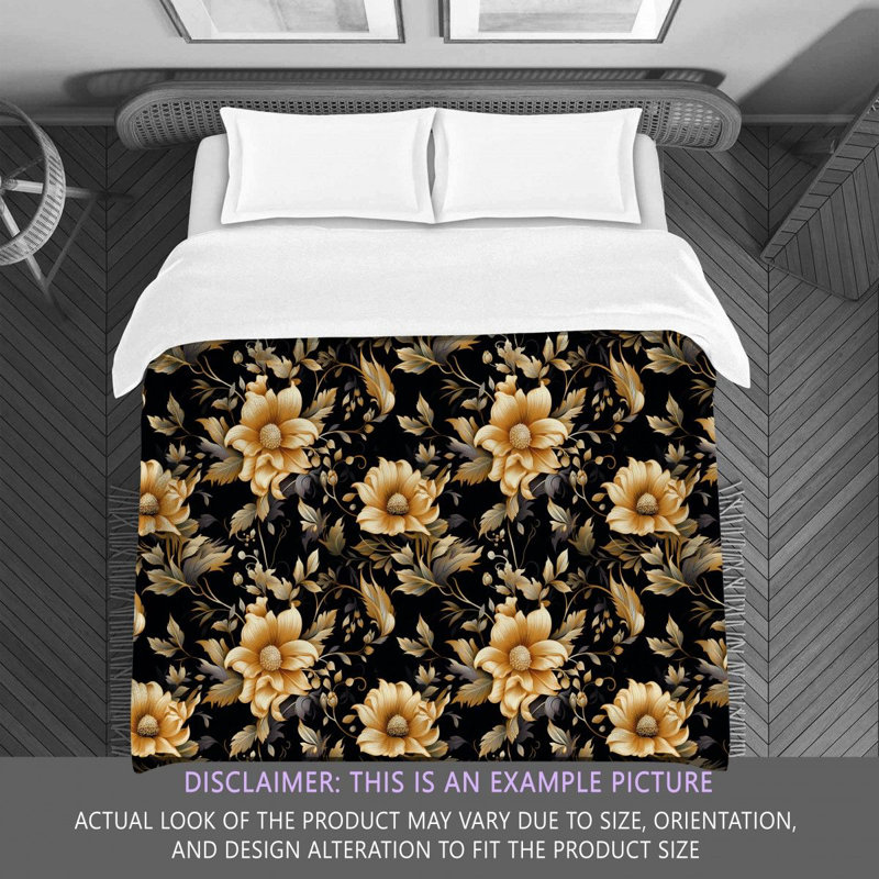 Floral Anrea Comforter, Twin Extra Long Comforter