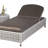 Outdoor Lounge Chair With Aluminum Alloy Frame Outdoor Chaise Lounge , Cushion Included