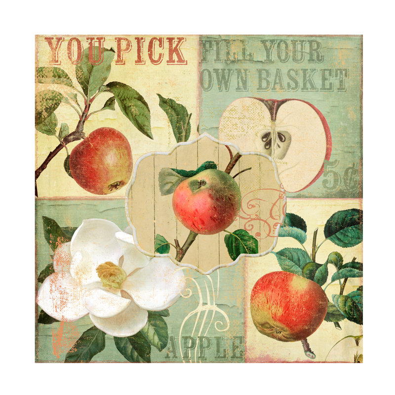 Art sur toile «Bachelor Sasha Apple Blossoms Ii», H 14 po x l 14 po