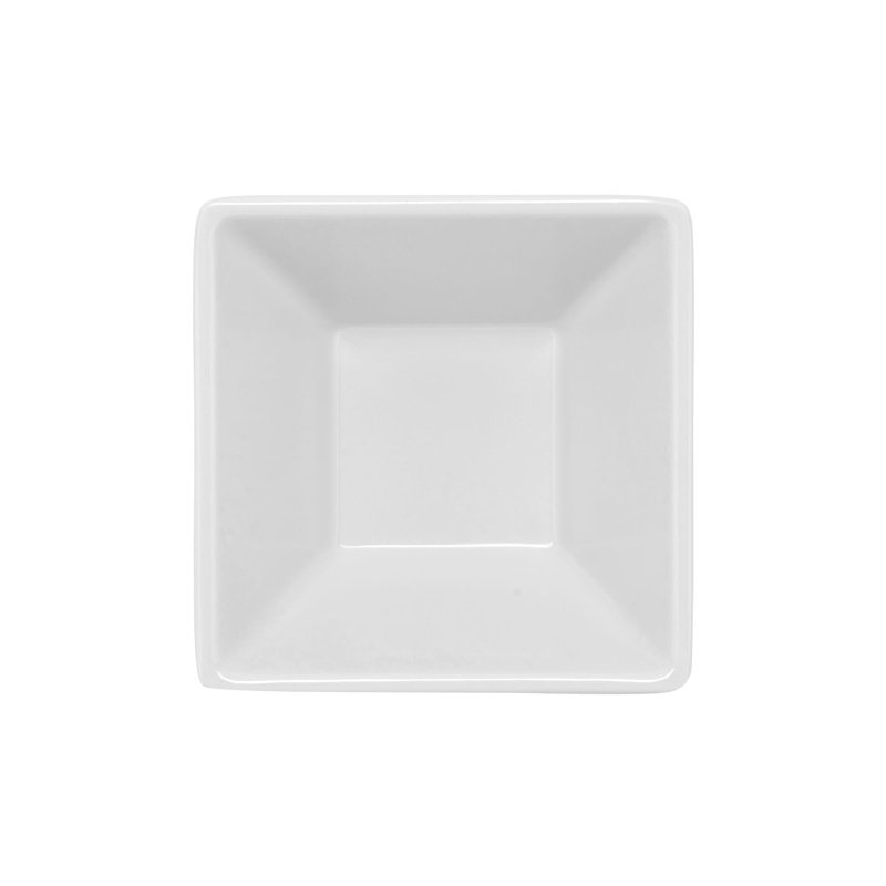 GET Melamine Break-Resistant Petite Square Bowl, 3 Ounce, White