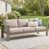 Gray Cushion/Light Coffee Frame