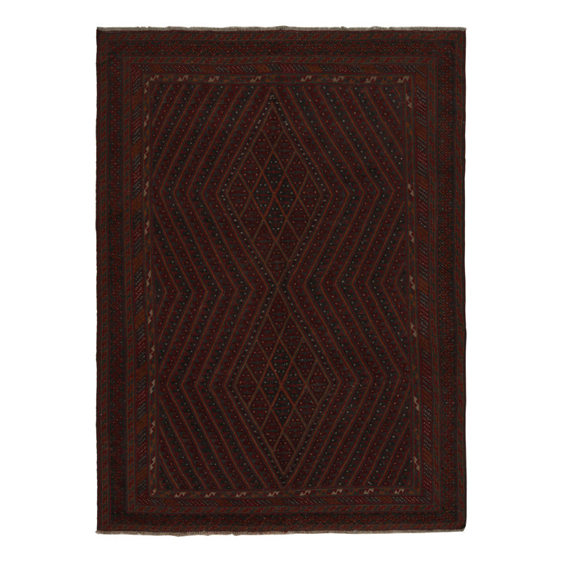 One-of-a-Kind Rectangle 6’10x9’2” Wool Area Rug