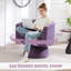 Fauteuil demi-tonneau pivotant 28 po-1006609636