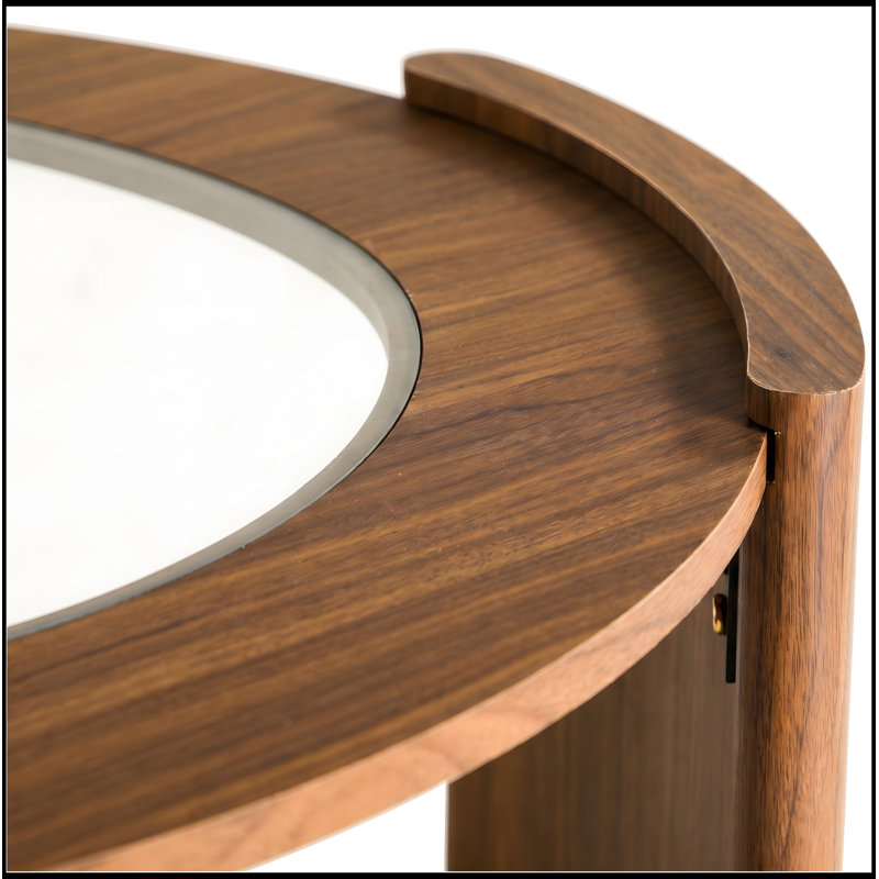 Round Dubay with Thick Curved Legs