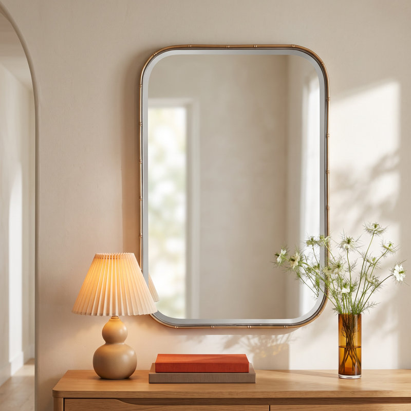 Lancey Metal Rectangle Wall Mirror