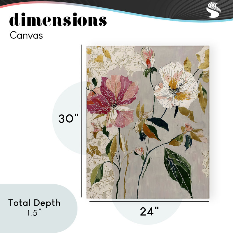 Toile d'abstraction ludique, conception par Annabelle Hall