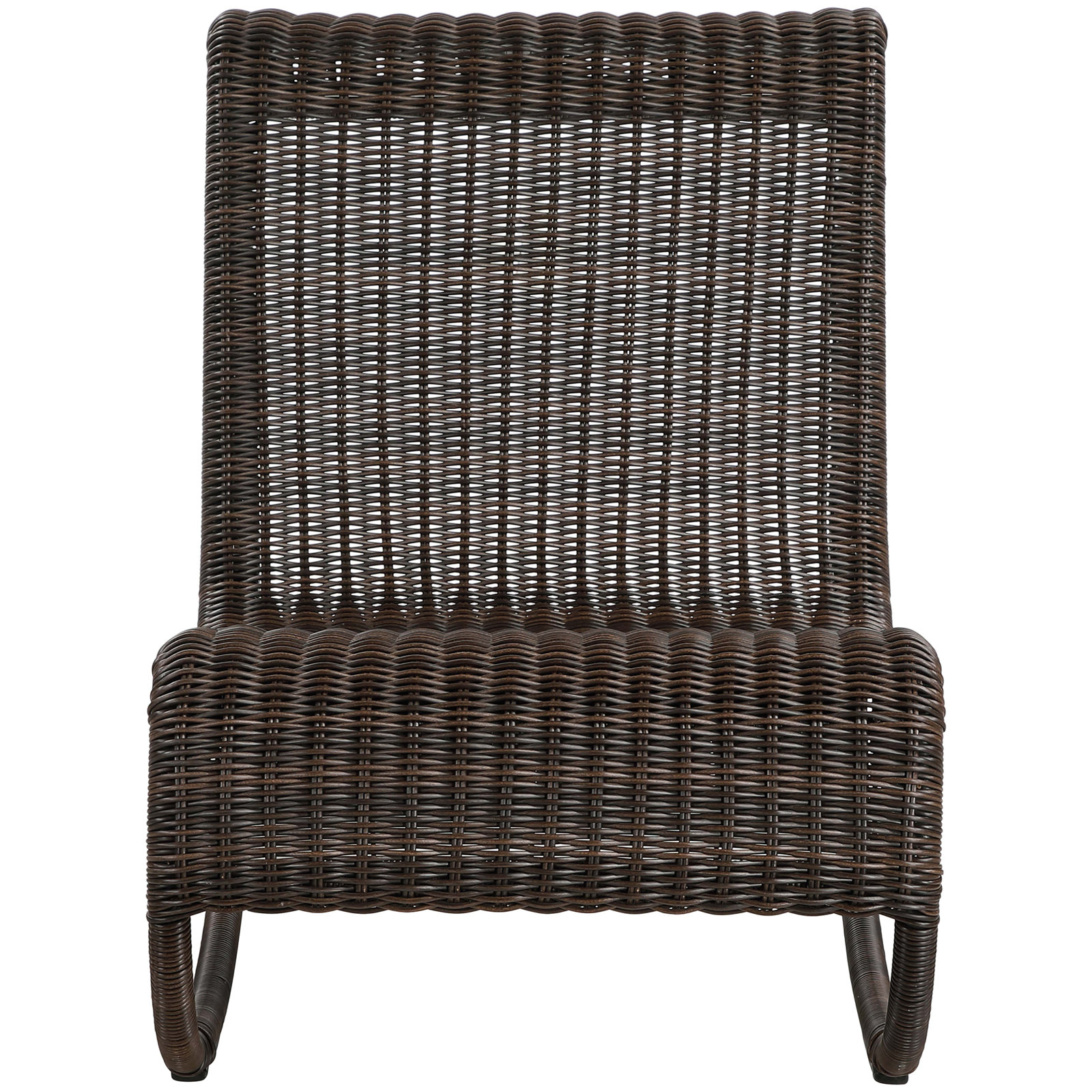 Antigua Wicker Outdoor Patio Rocker, Brown