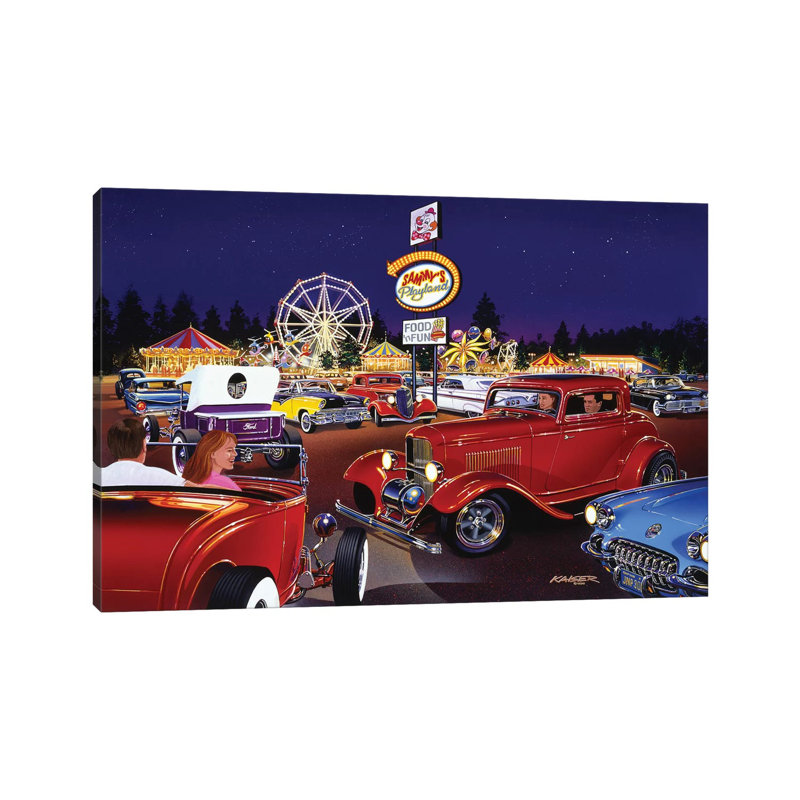 Sammy's Playland by Bruce Kaiser - Wrapped Canvas Print, 101.6 cm H x 66.04 cm W x 3.175 cm D