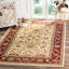 Lyndhurst Oriental Area Rug In Ivory / Red-1008248723-1042031533