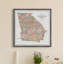 State of Georgia Vintage Map II - cadre photo, impression sur papier-891767109