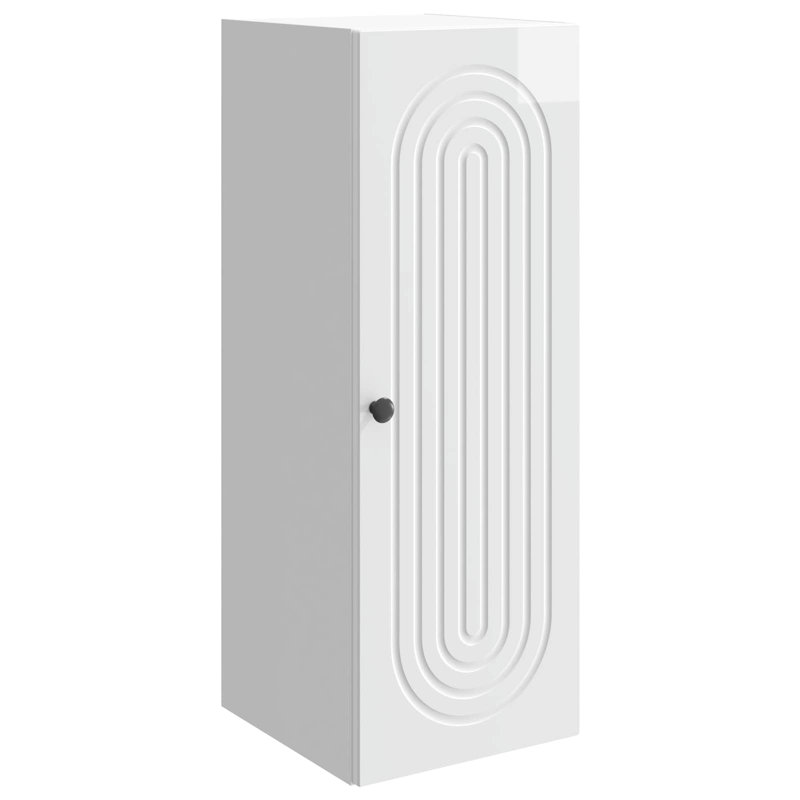 Rectangle Accent Chest, High Gloss White