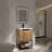 24" Freestanding Vanity with Resin Basin