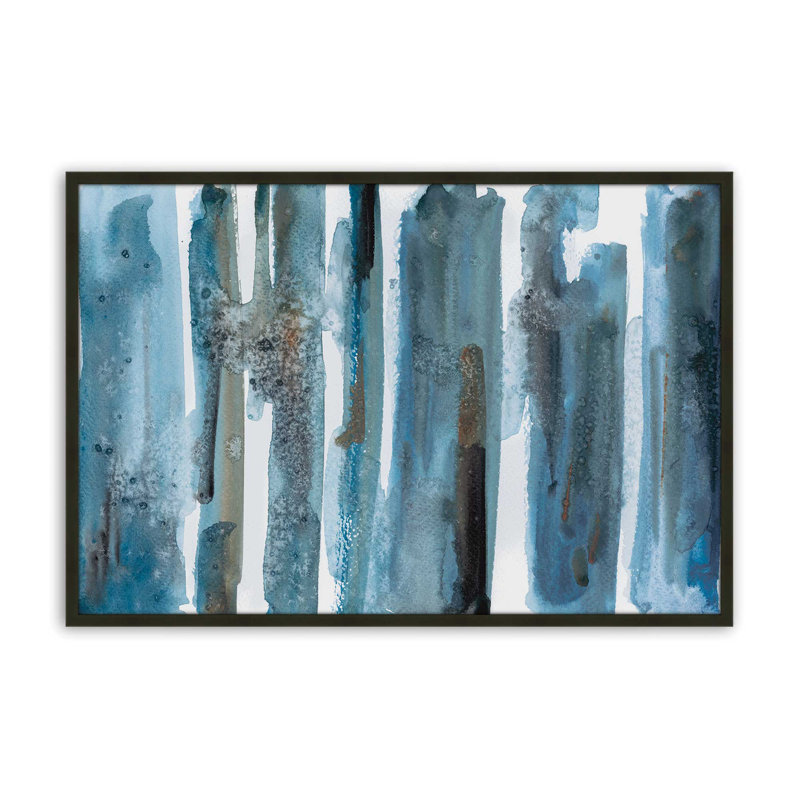 Frozen Forest Reflections Print, Satin Black, 9" H x 11" W
