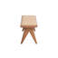 Banc en rotin et finition naturelle Velentina