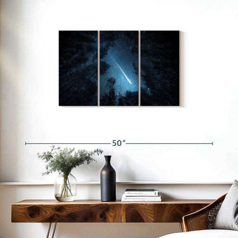 Oberle Comet Over Trees, 20" H x 33" W