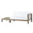 X-Back Corner Bench-R With Coffee Table