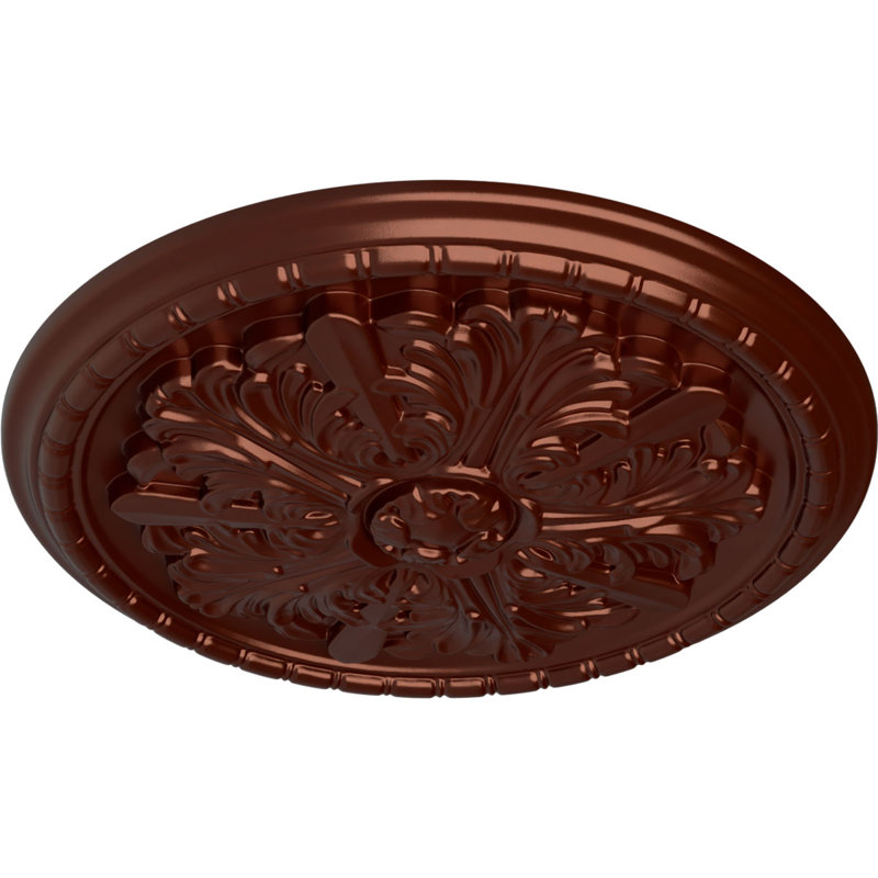 Washington 17.125"H x 17.125"W Ceiling Medallion, Antique Copper