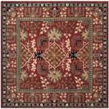 Antiquity Hand-Tufted Red Area Rug