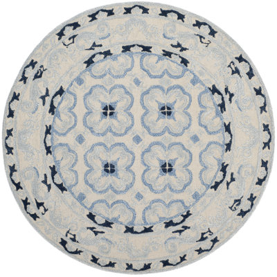 Tapis oriental en laine et viscose touffeté à la main Cruz