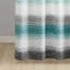 Rideau de douche à rayures à rayures turquoise / gris 72 po x 72 po -550160684