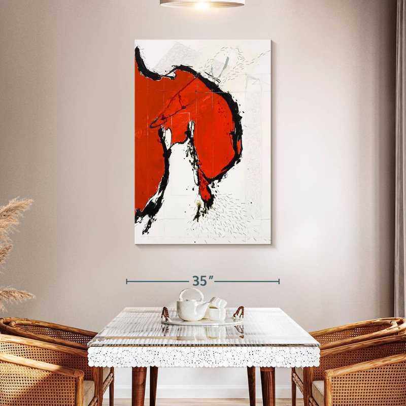 Avery Abstract Splash III, 48" H x 32" W