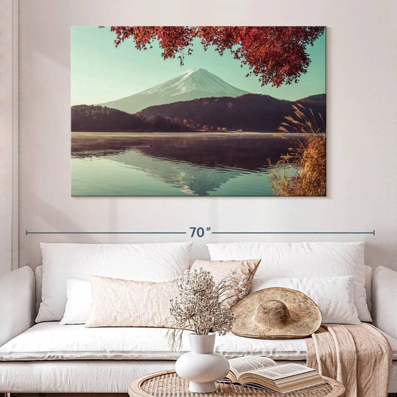Alvord, mont Fuji en automne, H 34 po x l 51 po