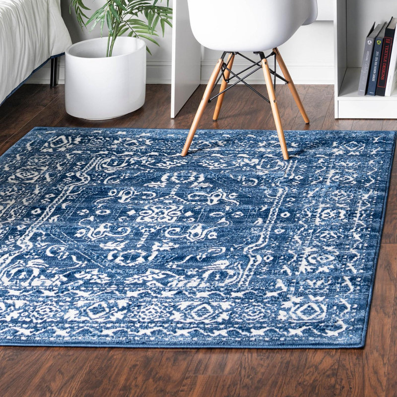 Tapis bleu Mayvale, Tapis de couloir 2 pi x 8 pi