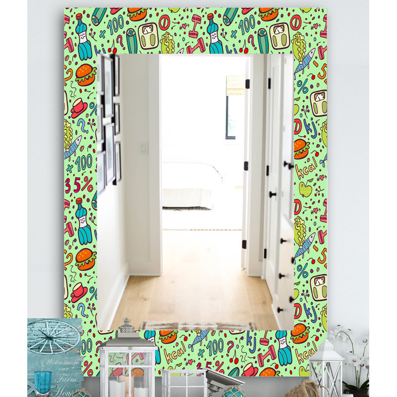 Miroir de salle de bain/meuble-lavabo de nourriture, H 24 po x l 32 po