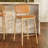 Bonato 26'' Seat Height Genuine Leather Counter Stool-1265748858