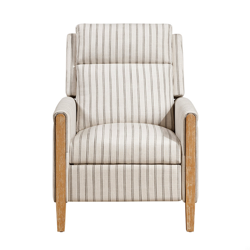 Fauteuil inclinable en bois massif 1 pièce