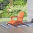 Ensemble de chaise Adirondack en plastique avec repose-pieds Altura