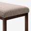 Banc rembourré Aidelis Boucle Design contemporain avec tissu Boucle CA TB117-2013-531716398