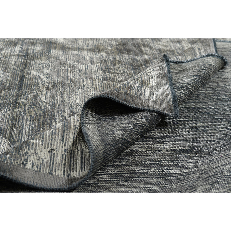 Rapture Contemporary Savvy Charcoal Gray/Beige Gray Area Rug, Rectangle 7'10" x 9'10"
